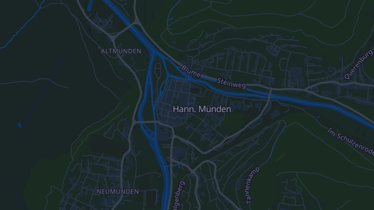 Karte von Hann. Münden