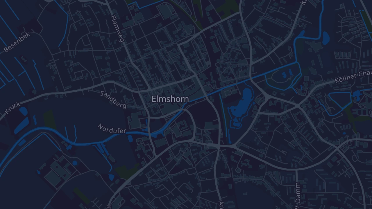 Karte von Elmshorn