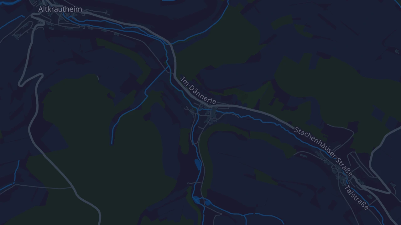 Karte von Unterginsbach