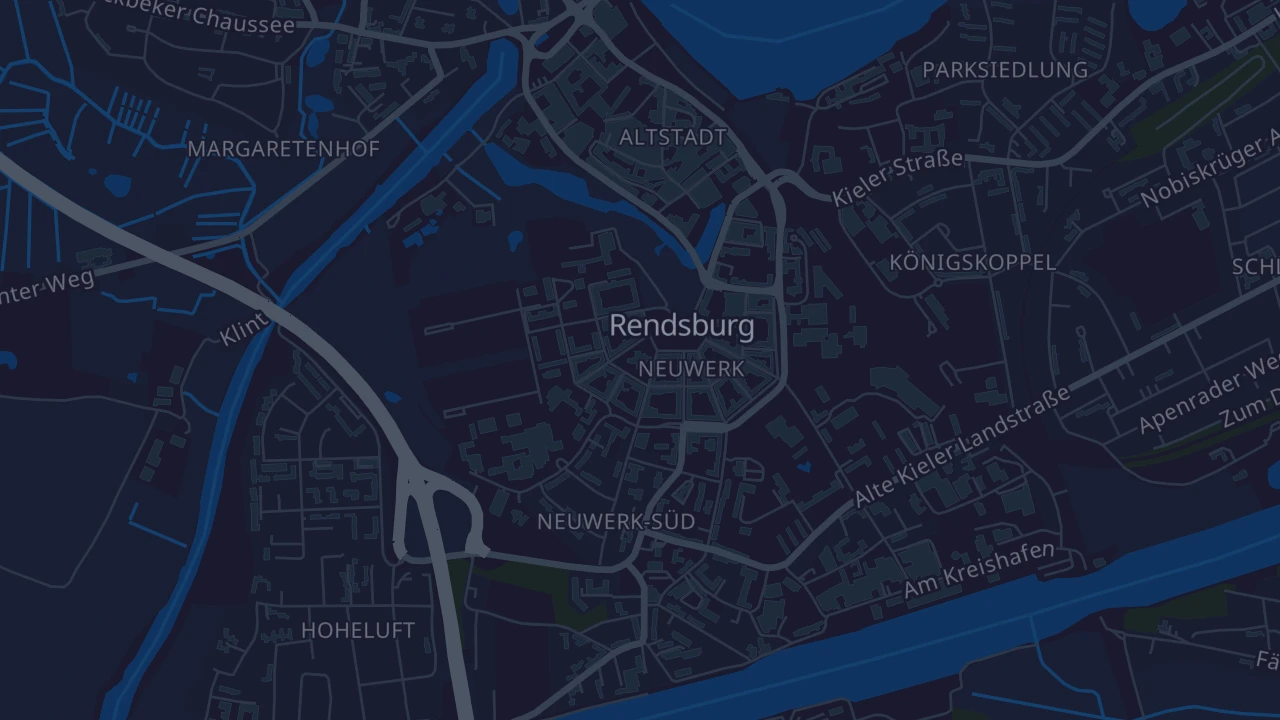 Karte von Rendsburg