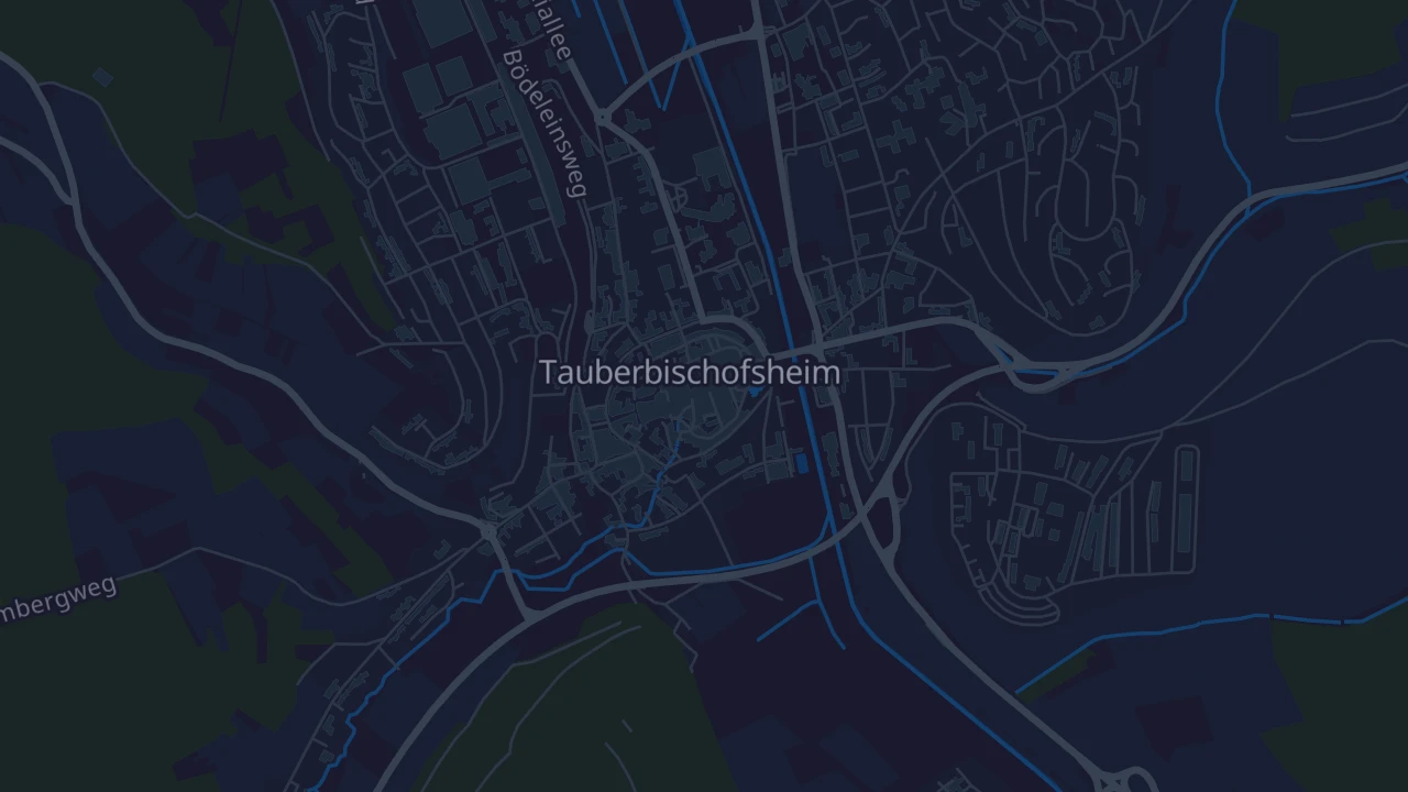 Karte von Tauberbischofsheim