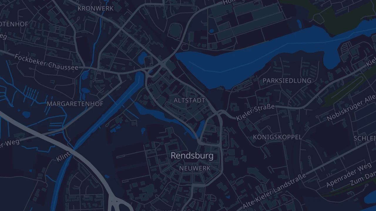 Karte von Rendsburg