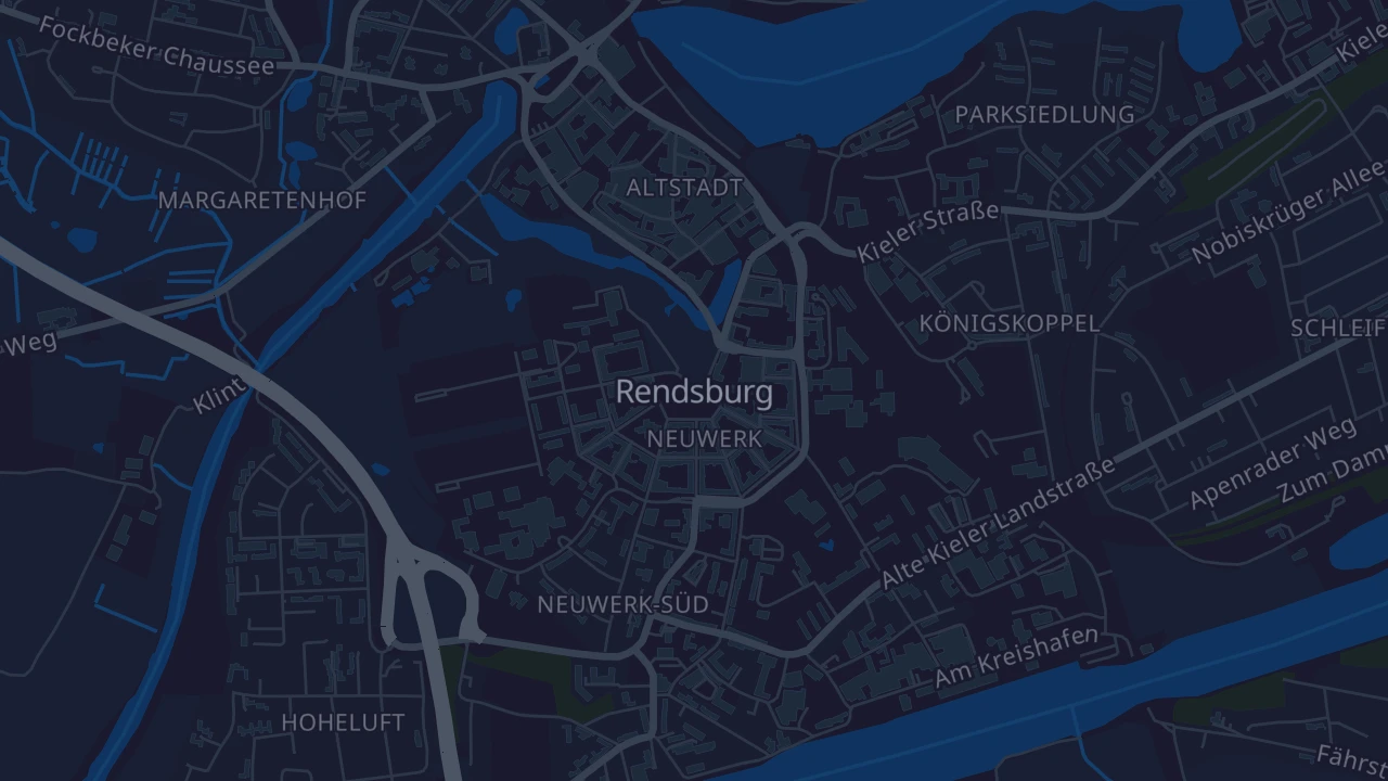 Karte von Rendsburg