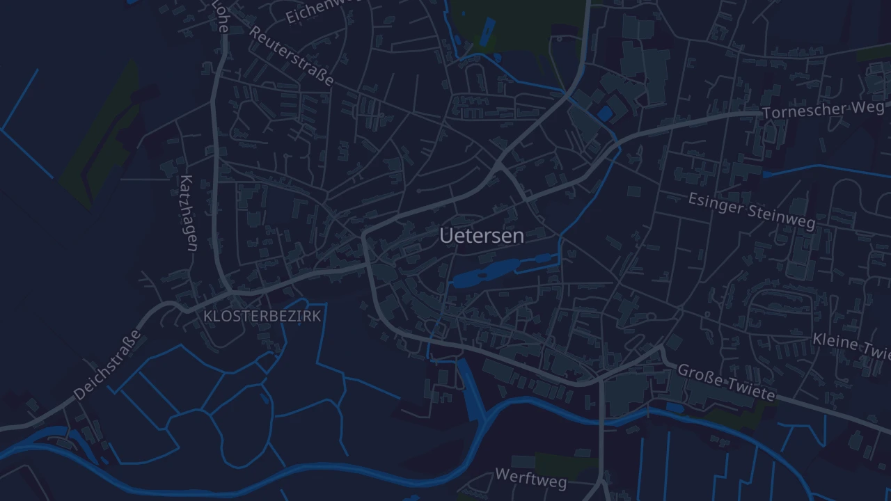 Karte von Uetersen