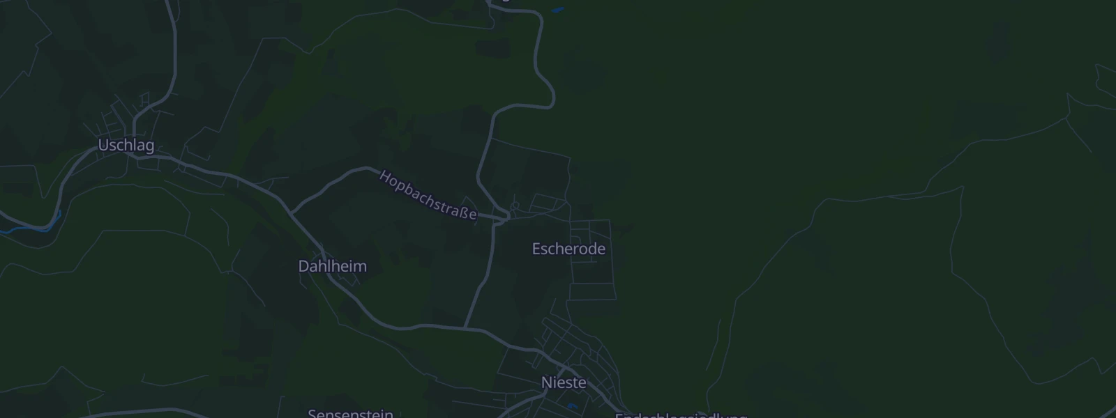 Karte von Escherode
