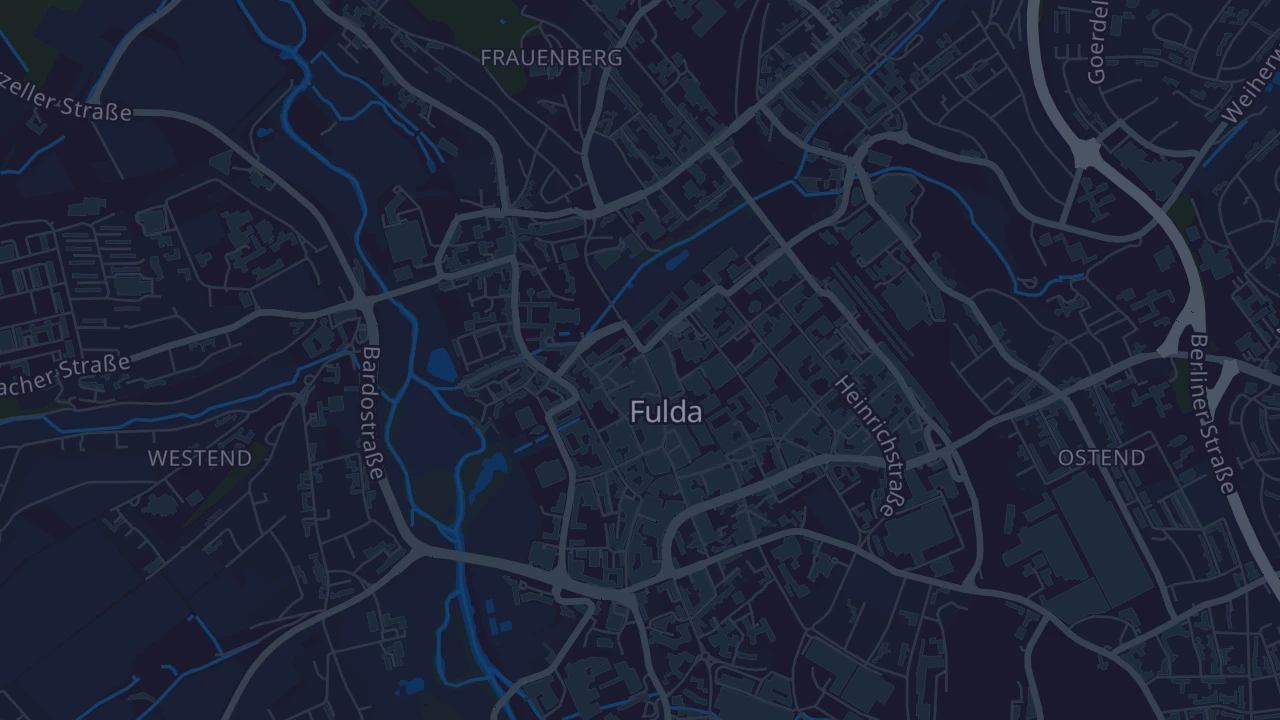 Karte von Fulda