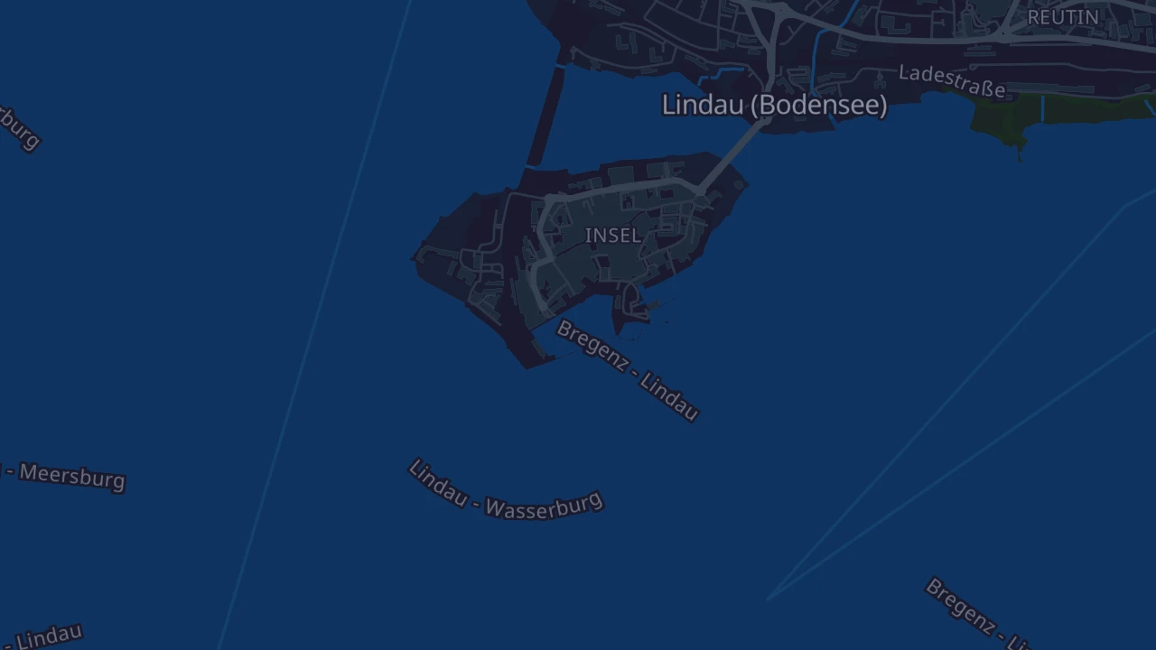Karte von Lindau (Bodensee)