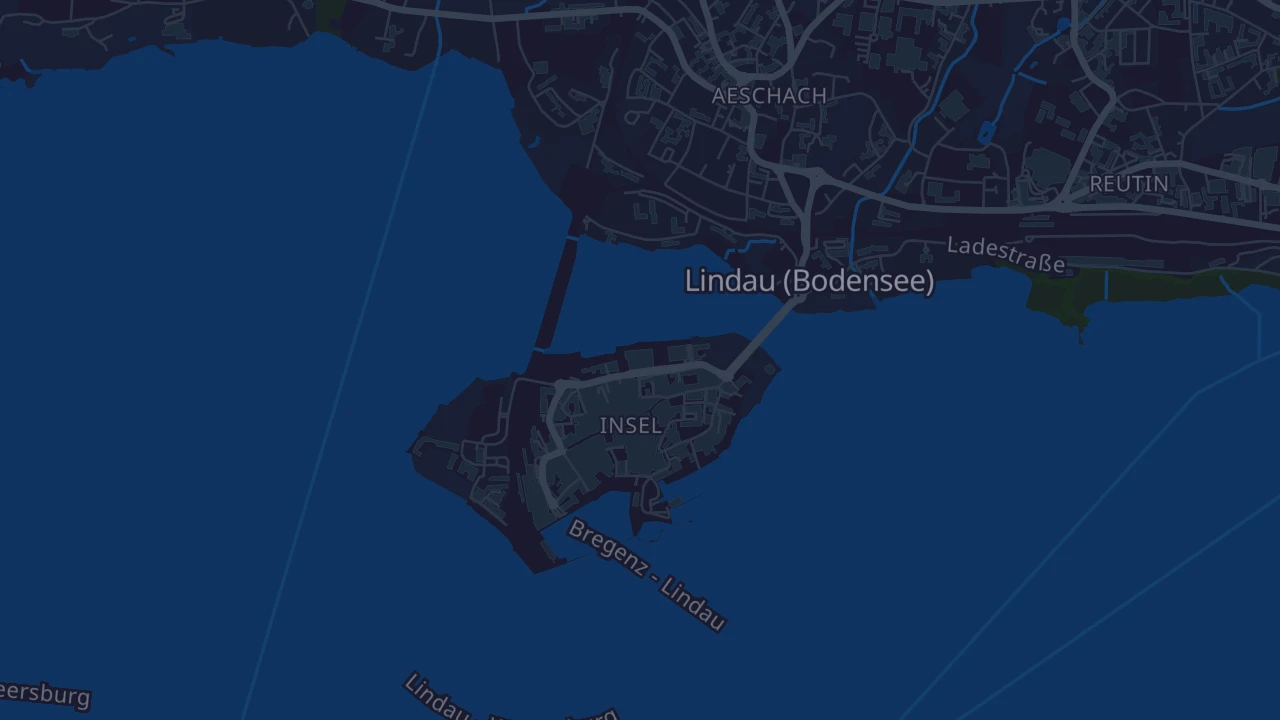 Karte von Lindau (Bodensee)