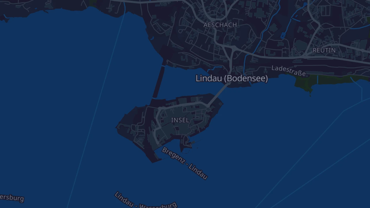 Karte von Lindau (Bodensee)