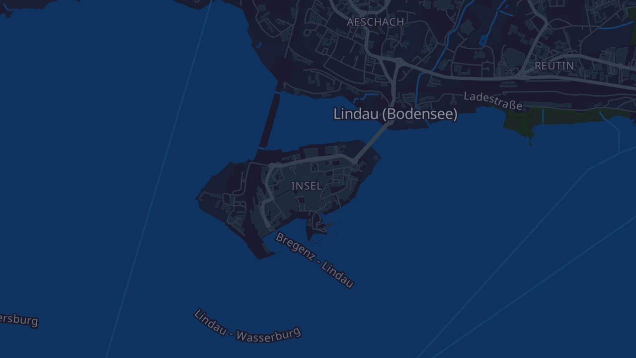 Karte von Lindau (Bodensee)