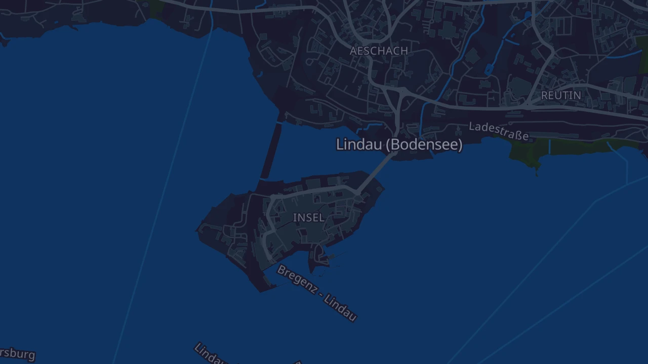 Karte von Lindau (Bodensee)