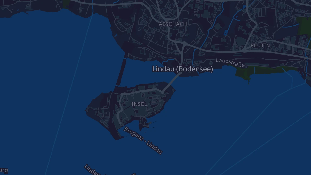 Karte von Lindau (Bodensee)
