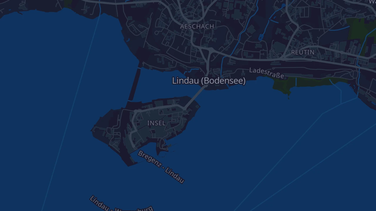 Karte von Lindau (Bodensee)