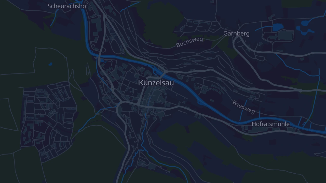 Karte von Künzelsau