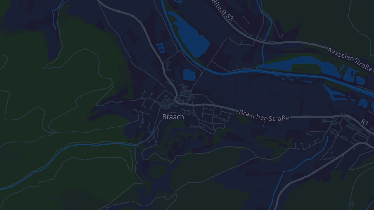 Karte von Rotenburg an der Fulda