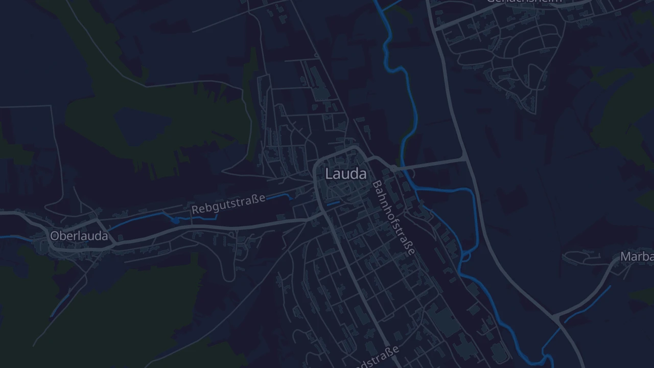 Karte von Lauda