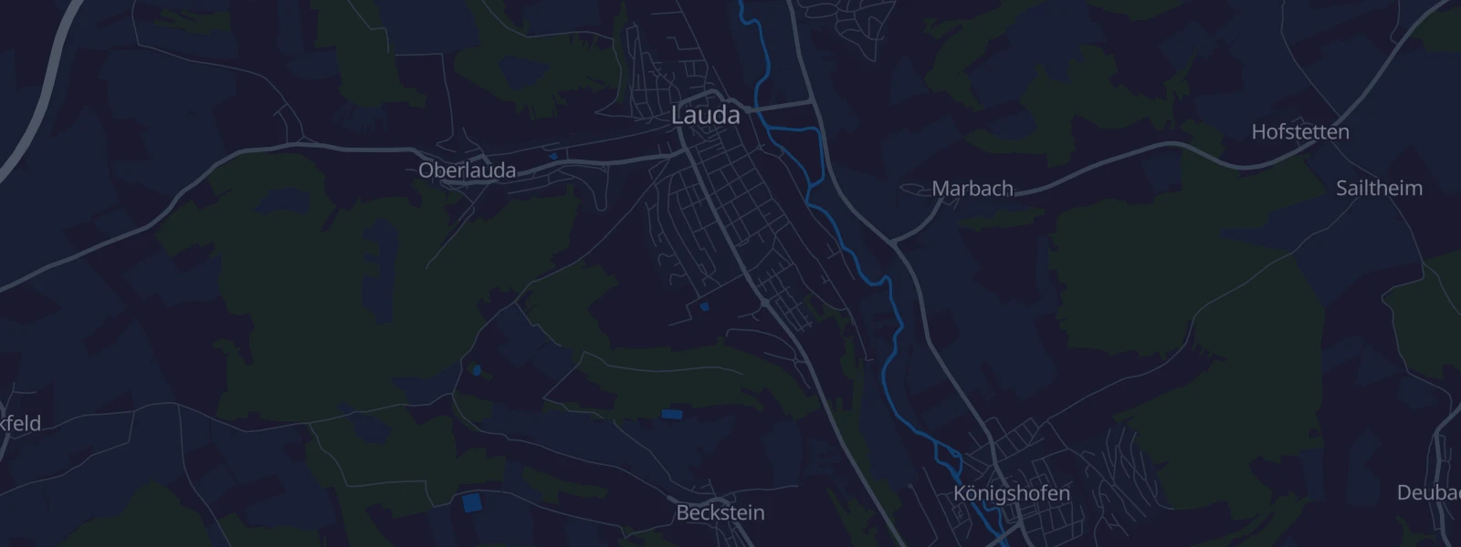 Karte von Lauda