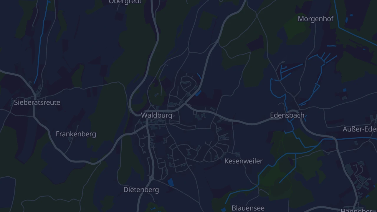 Karte von Waldburg