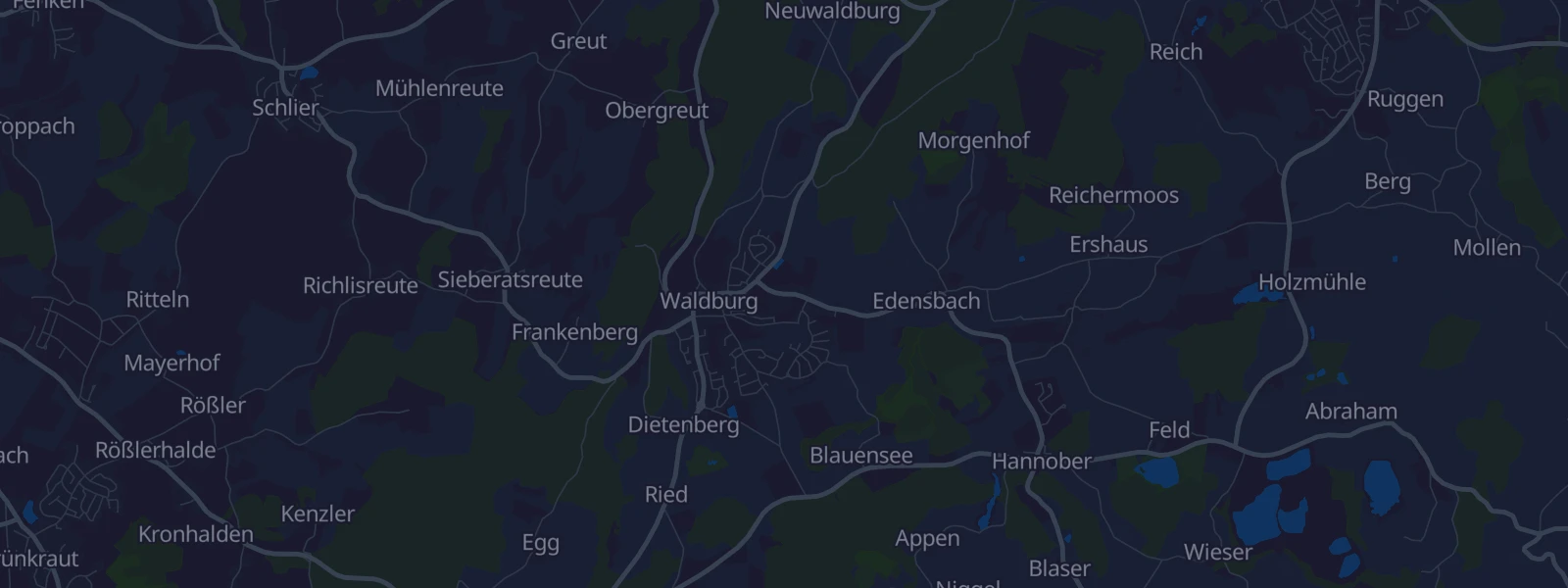 Karte von Waldburg