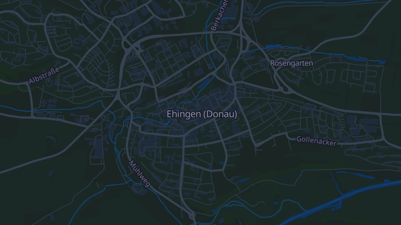 Karte von Ehingen (Donau)