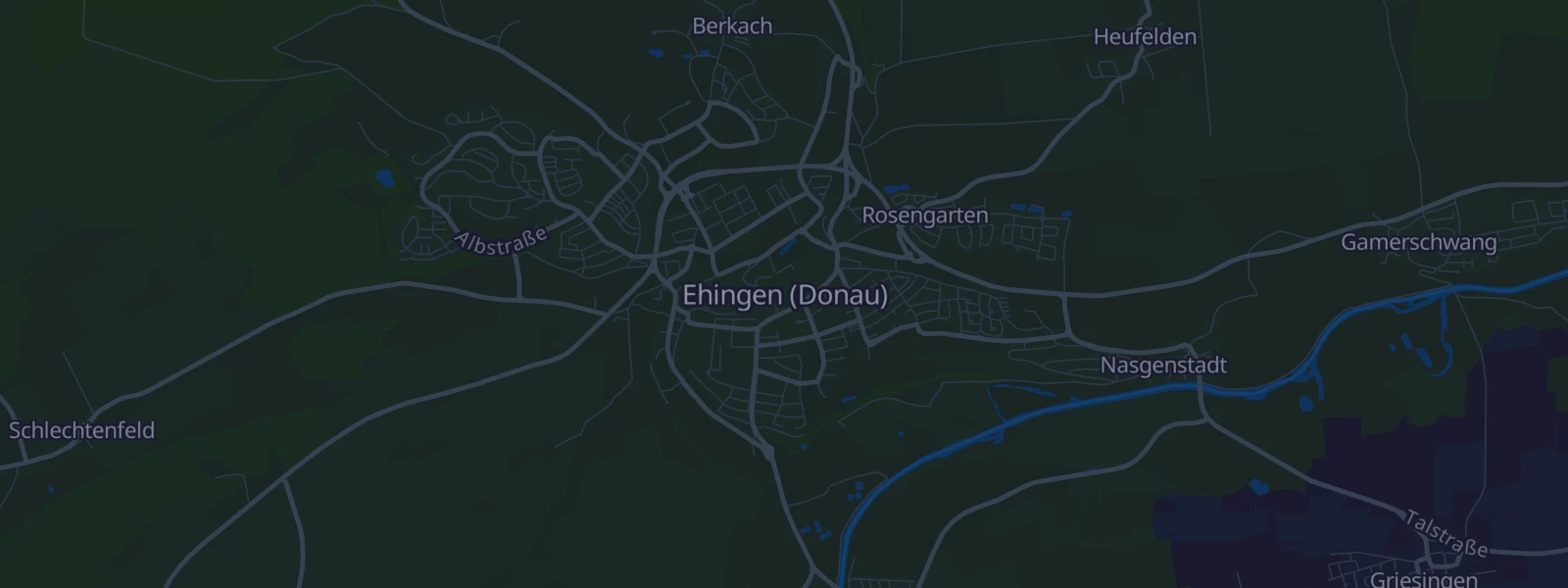Karte von Ehingen (Donau)