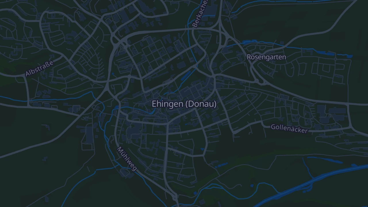 Karte von Ehingen (Donau)