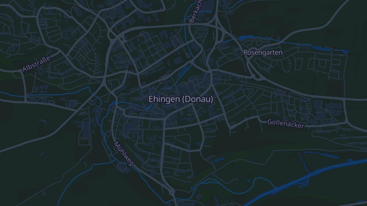 Karte von Ehingen (Donau)