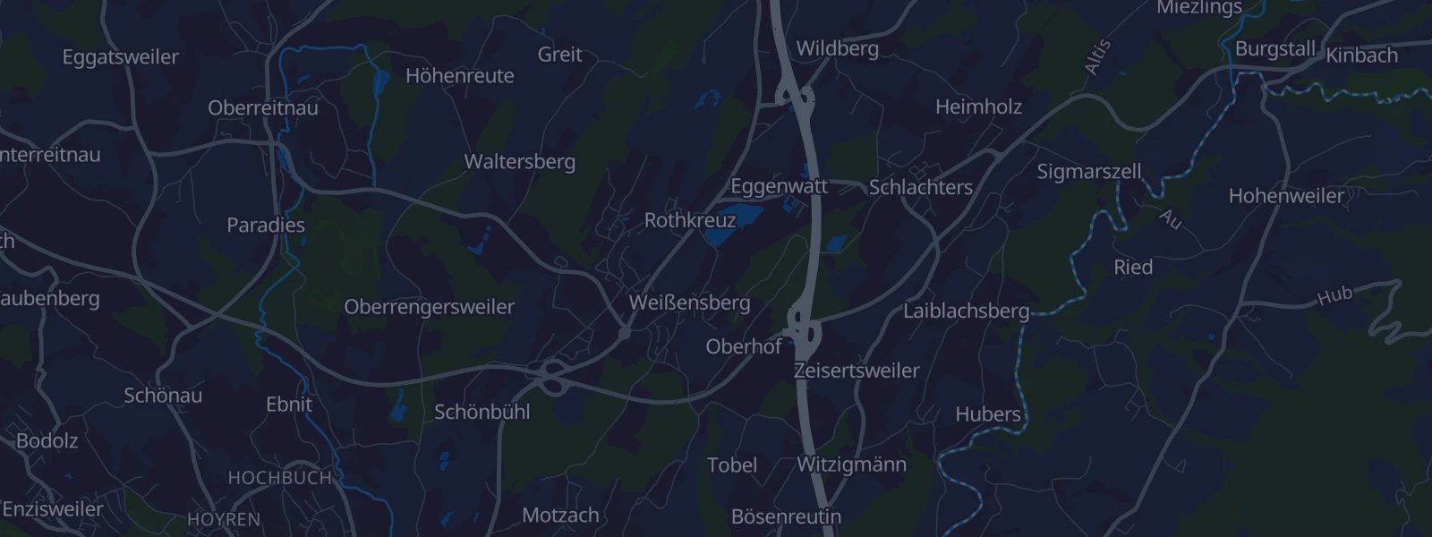 Karte von Weißensberg