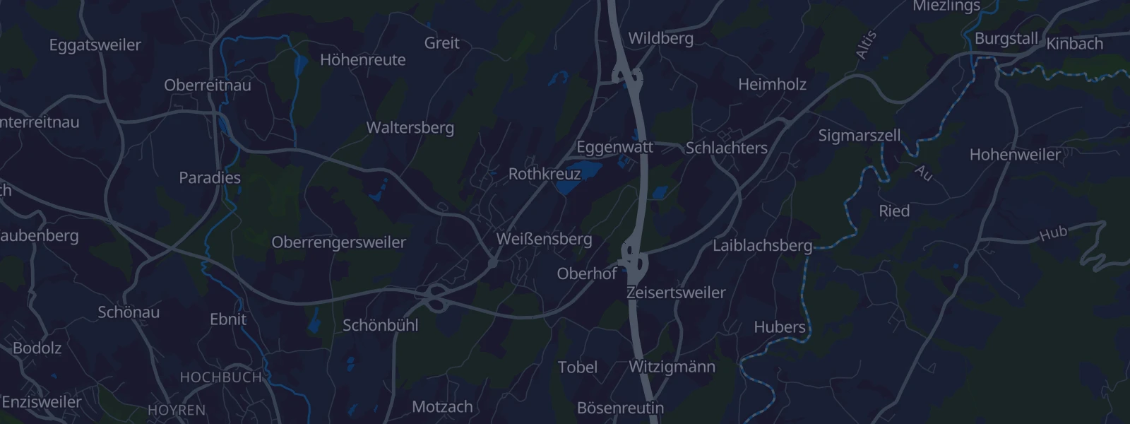 Karte von Weißensberg