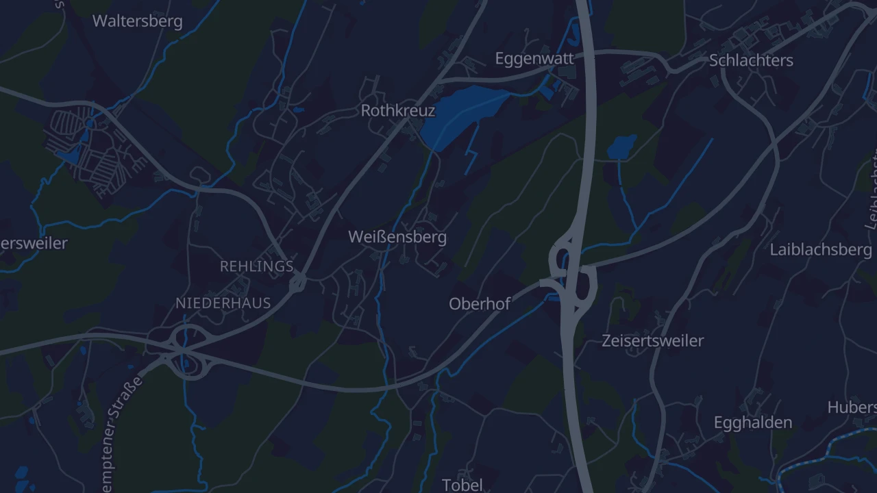 Karte von Weißensberg