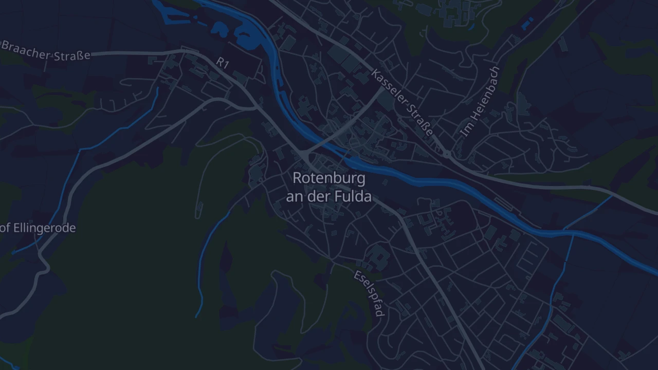 Karte von Rotenburg an der Fulda