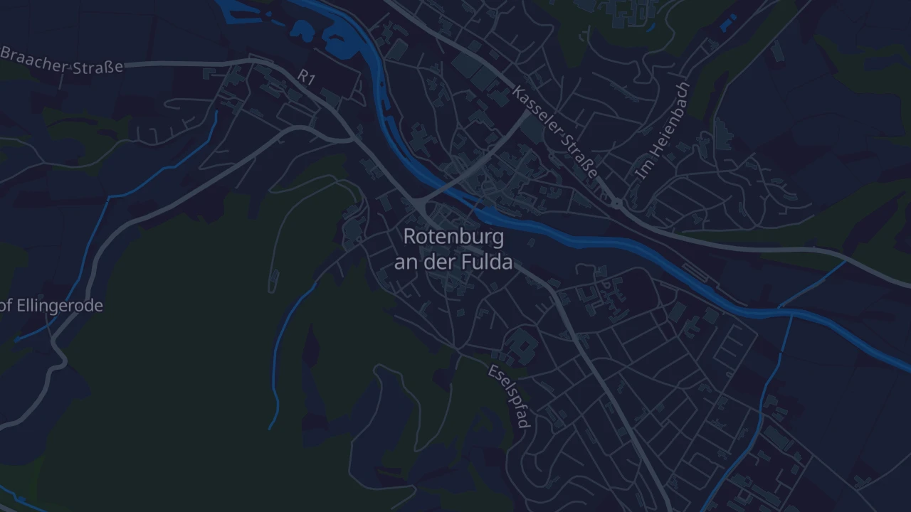 Karte von Rotenburg an der Fulda