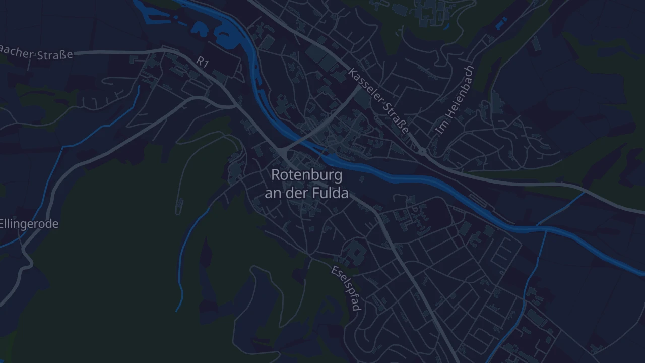 Karte von Rotenburg an der Fulda