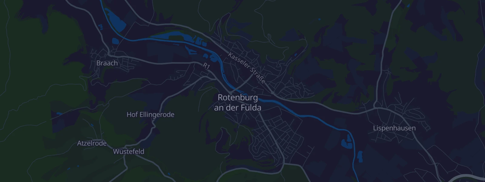 Karte von Rotenburg an der Fulda