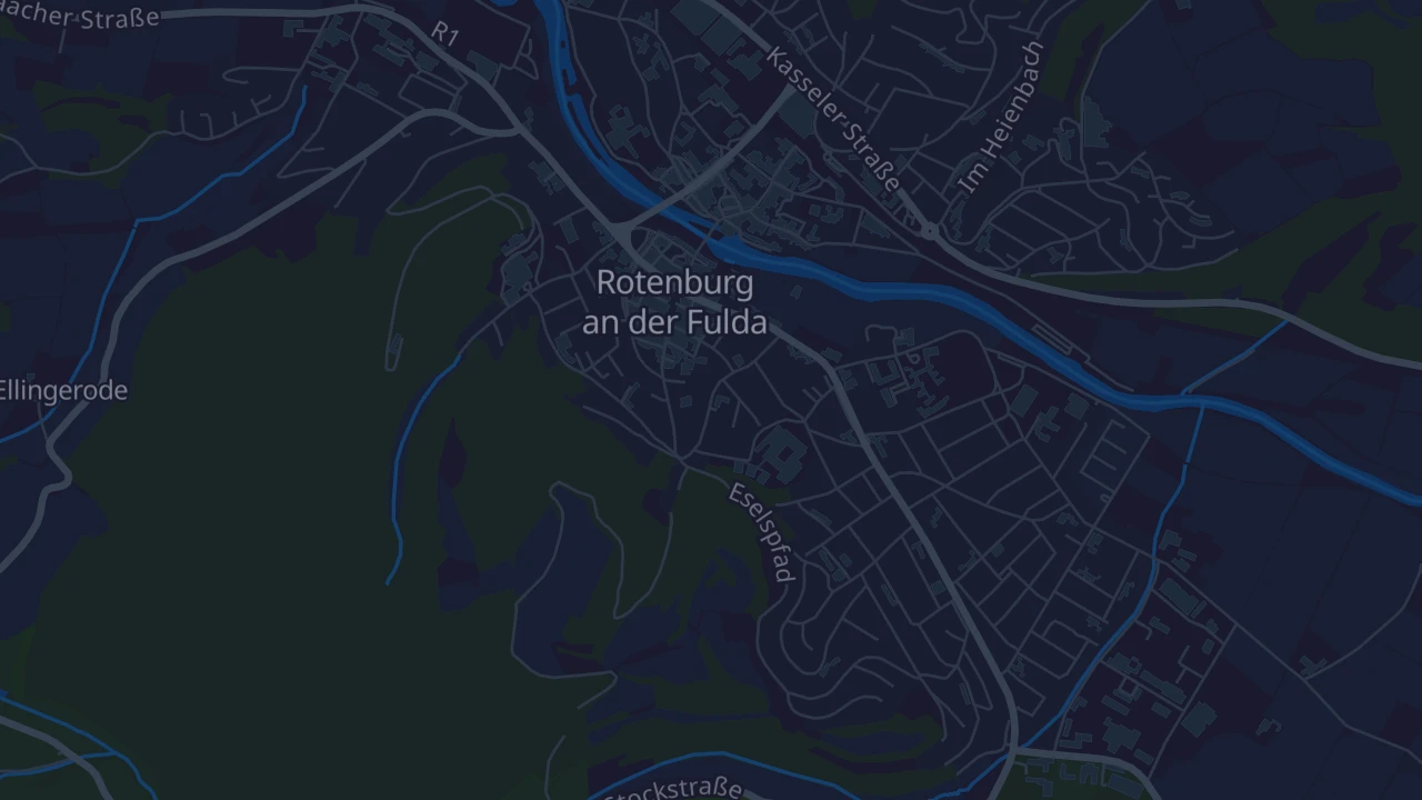 Karte von Rotenburg an der Fulda