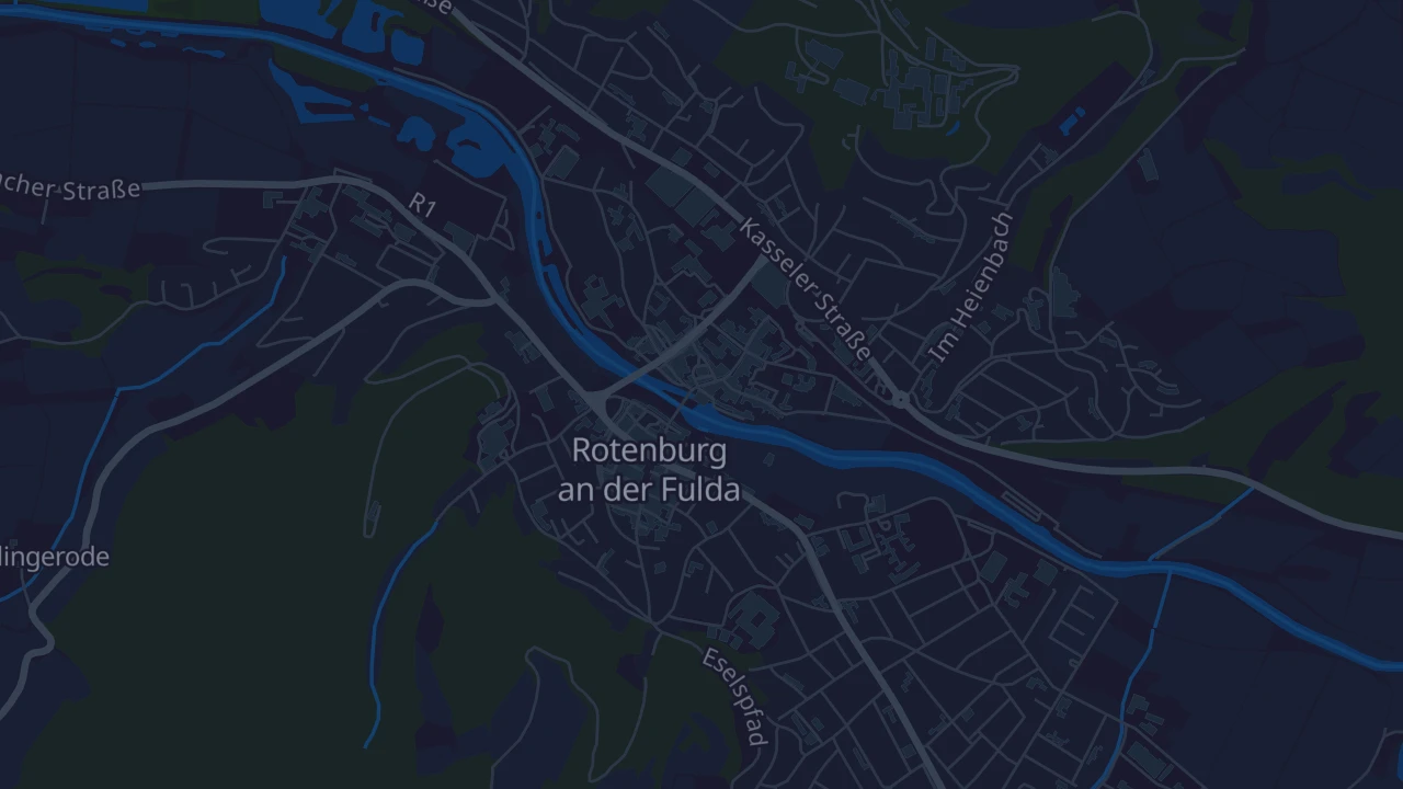 Karte von Rotenburg an der Fulda