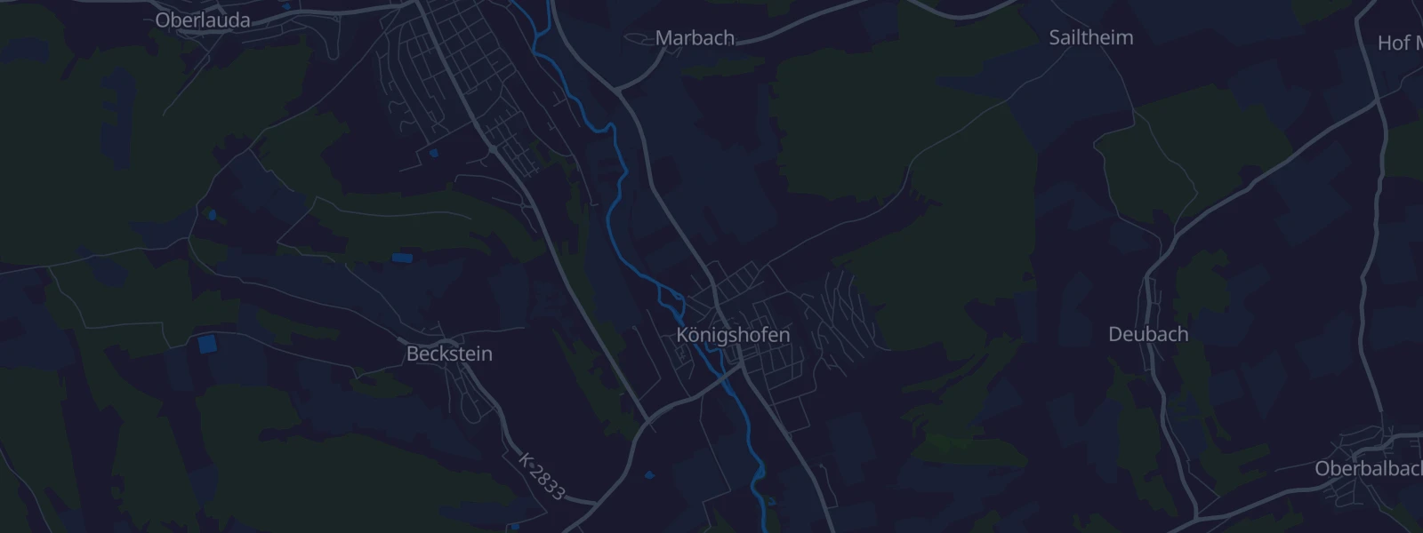 Karte von Königshofen