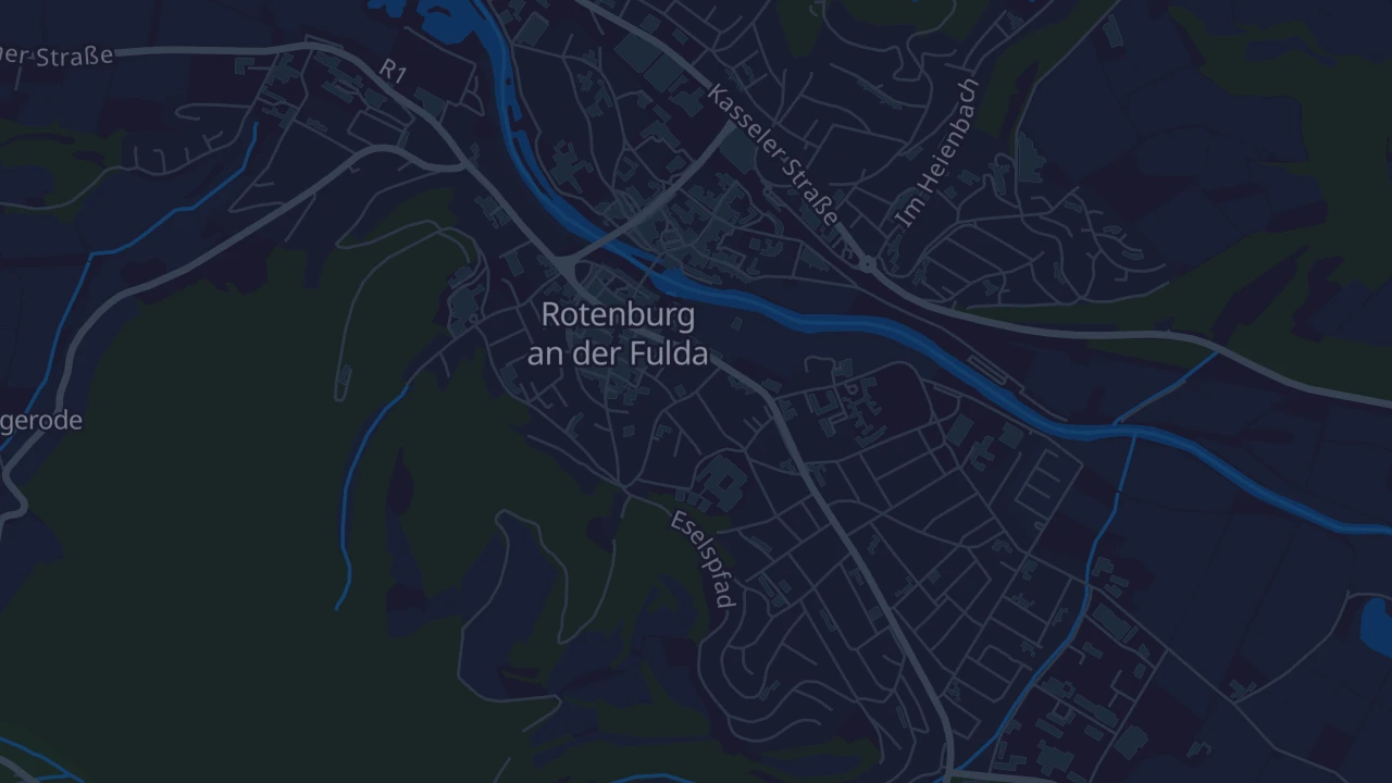 Karte von Rotenburg an der Fulda