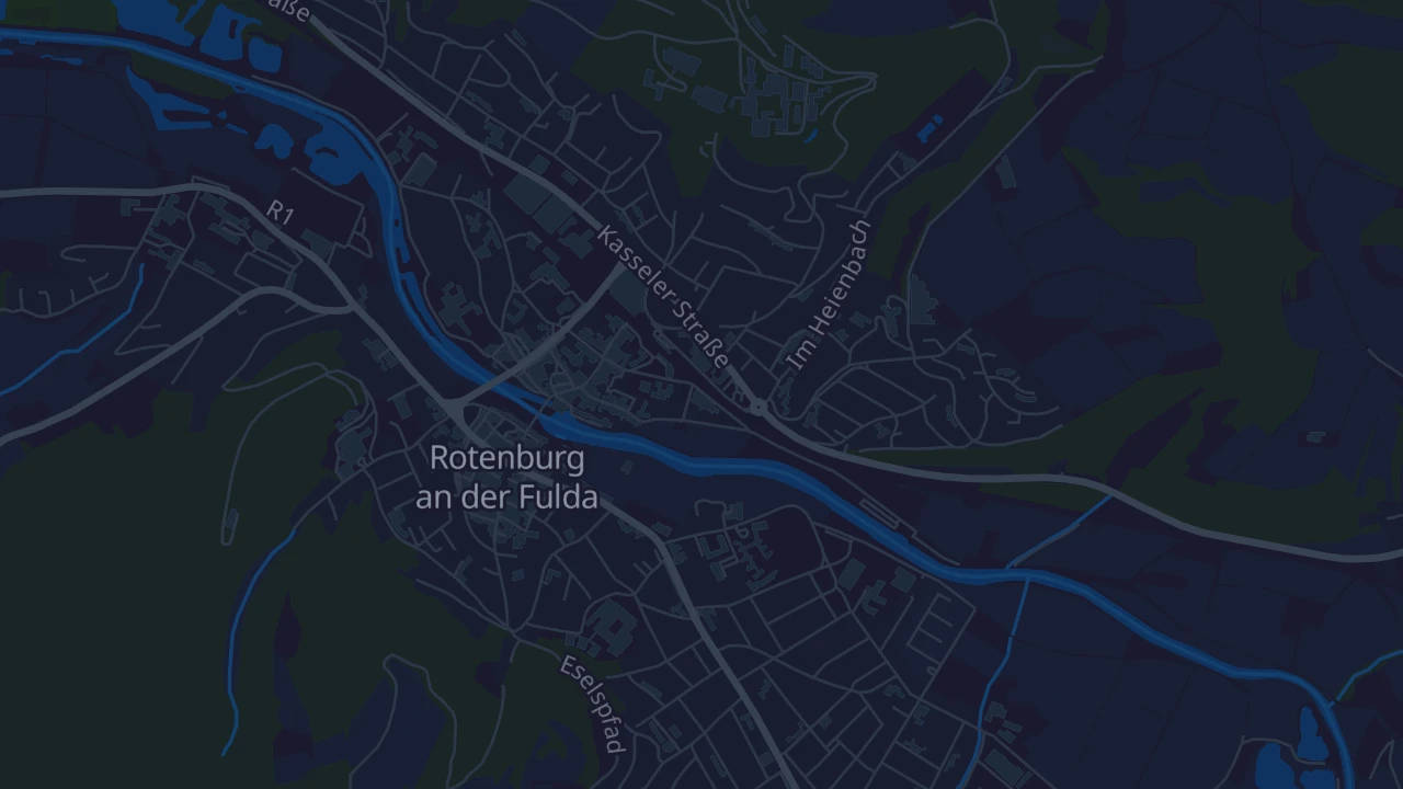 Karte von Rotenburg an der Fulda