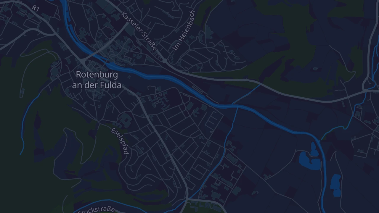 Karte von Rotenburg an der Fulda
