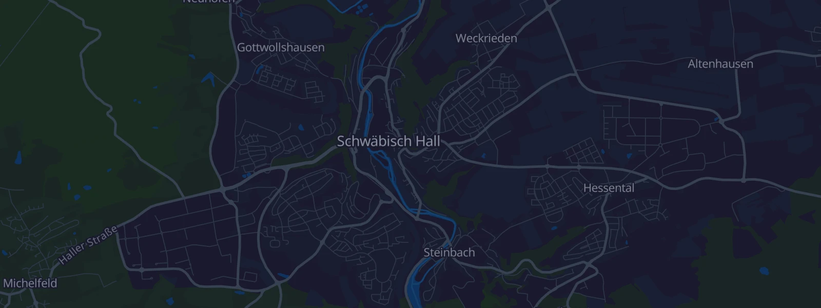 Karte von Schwäbisch Hall