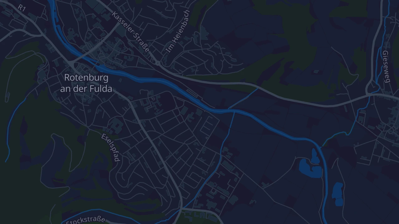 Karte von Rotenburg an der Fulda