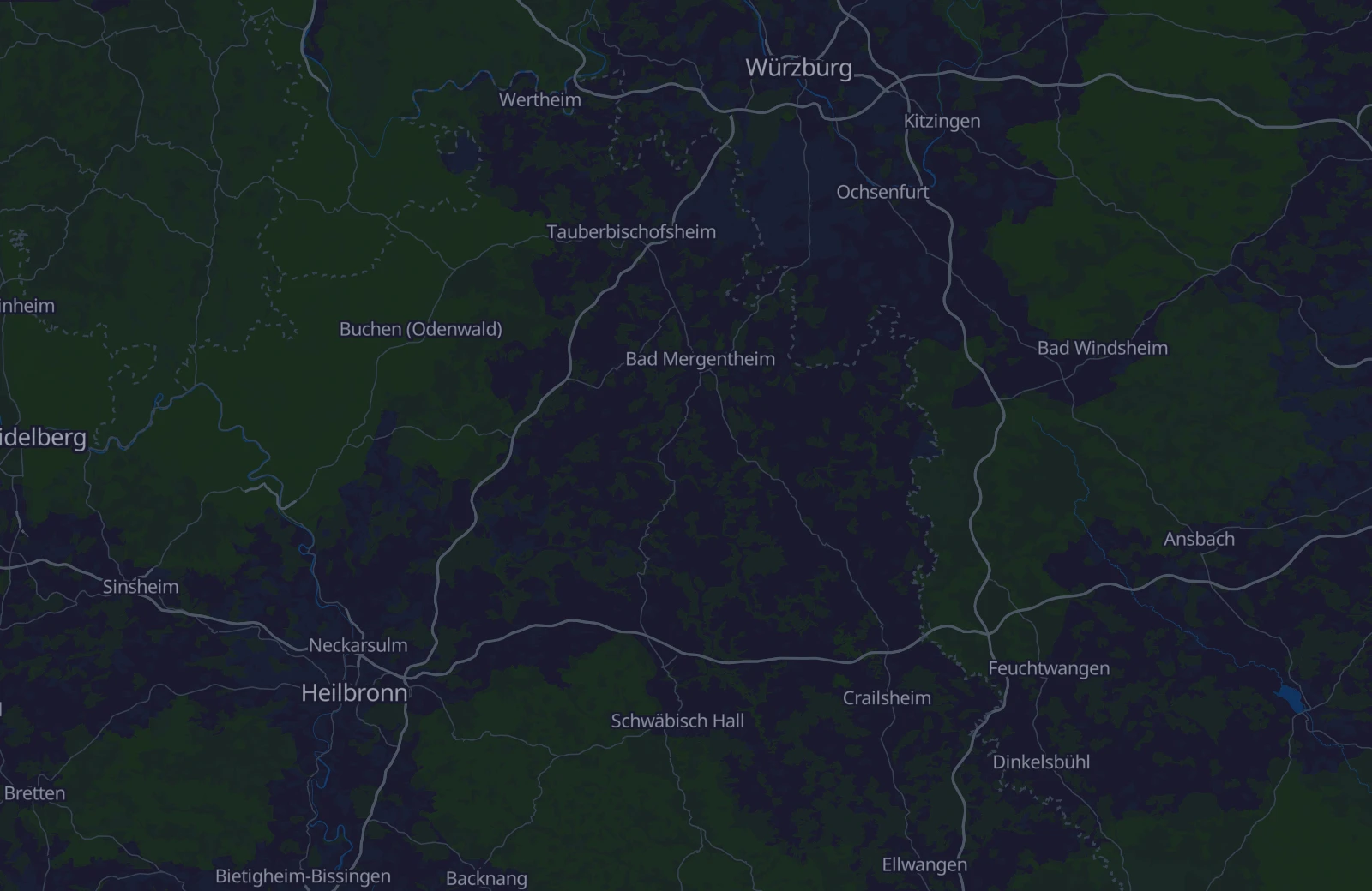 Karte: Umkreis von 35 km
