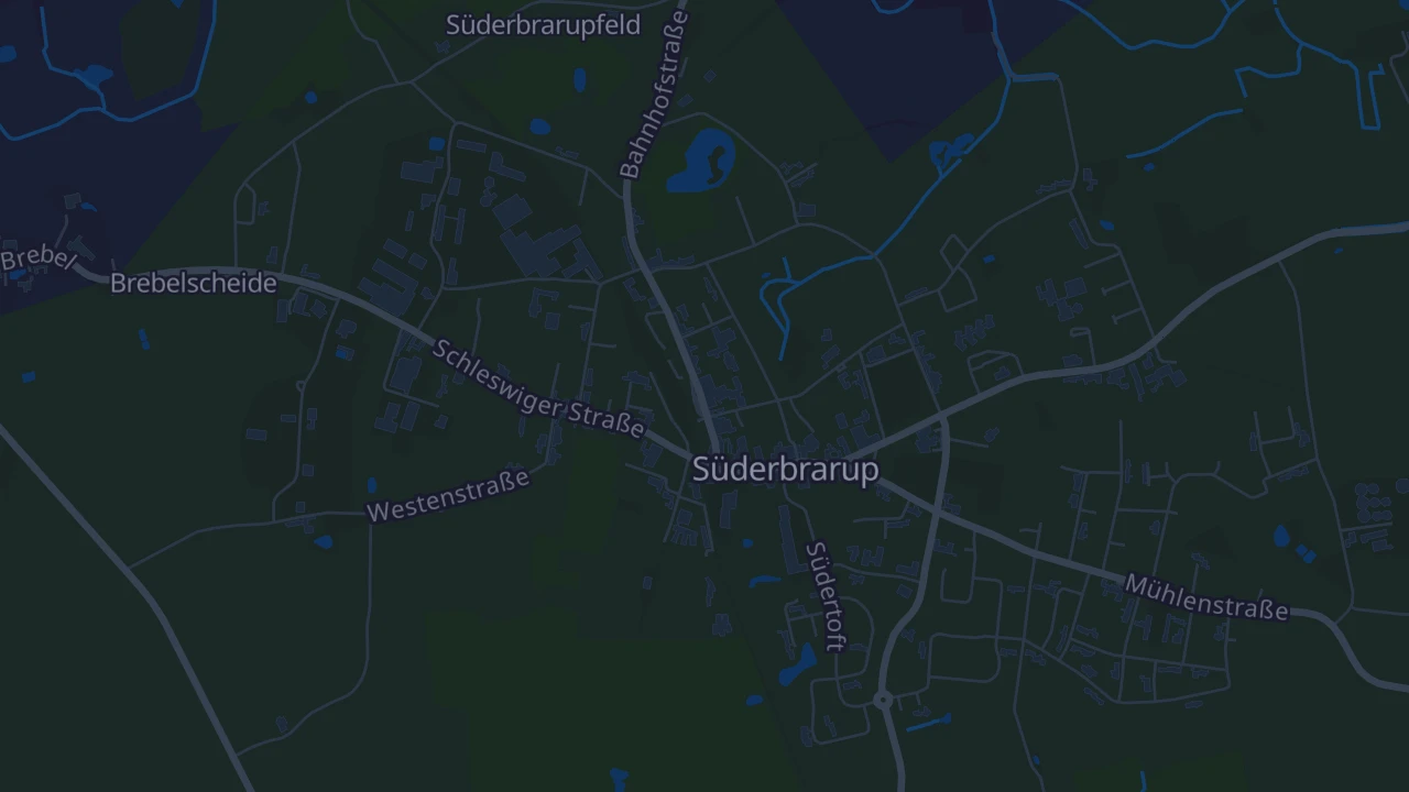 Karte von Süderbrarup