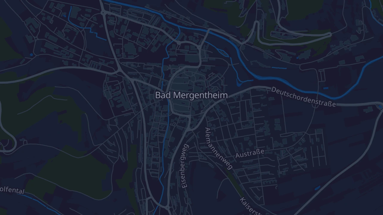 Karte von Bad Mergentheim