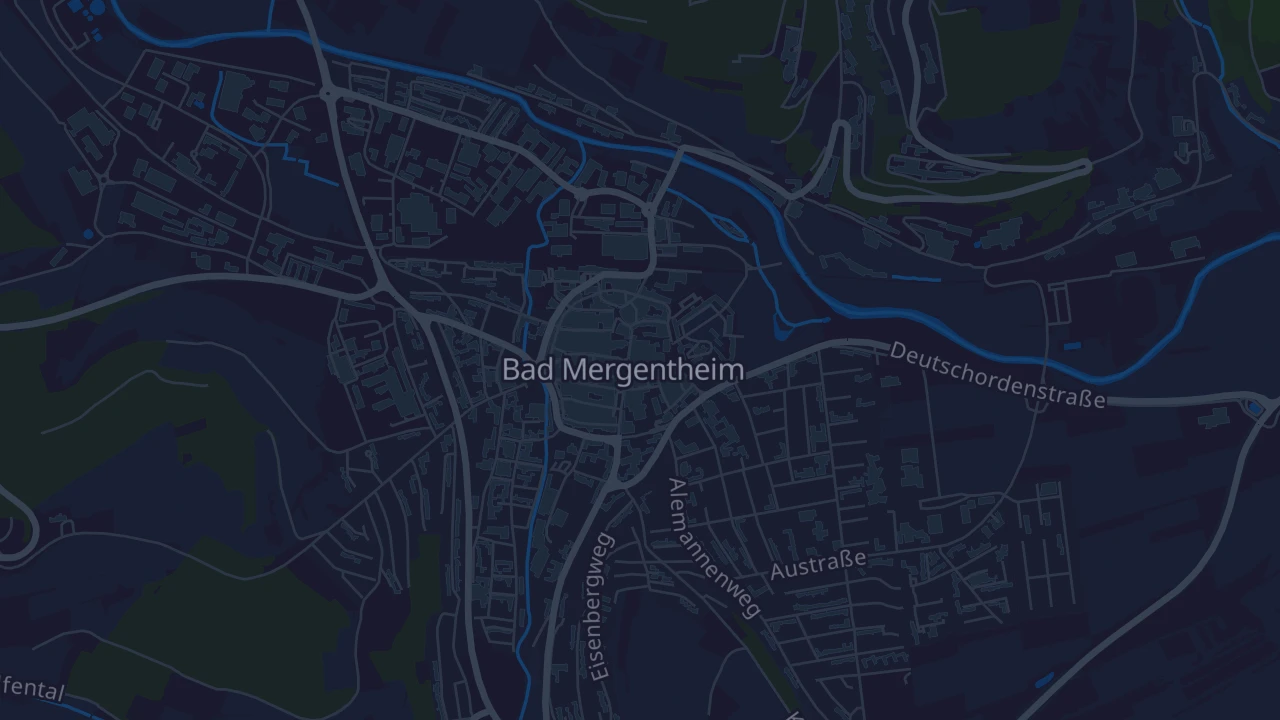 Karte von Bad Mergentheim