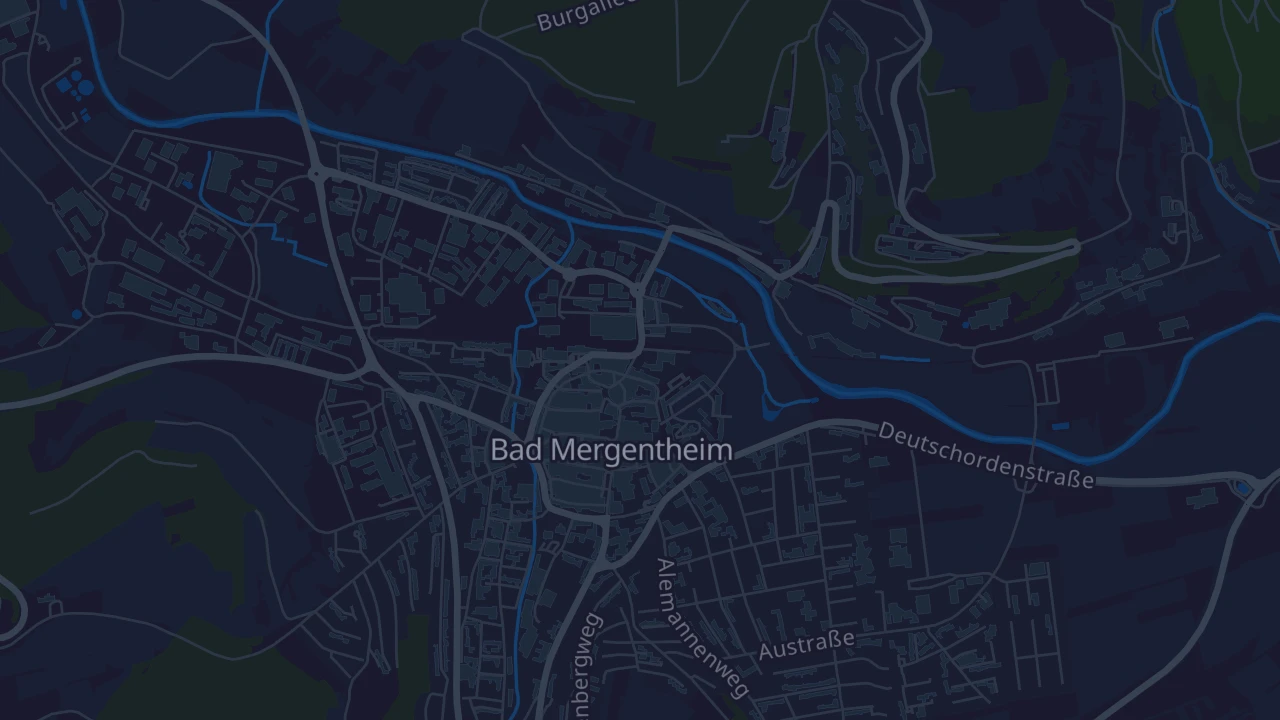 Karte von Bad Mergentheim