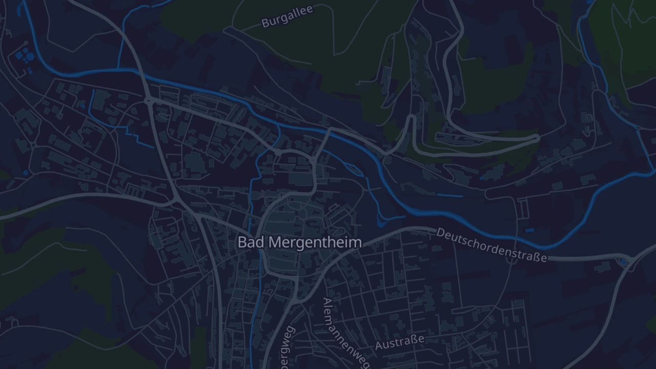 Karte von Bad Mergentheim
