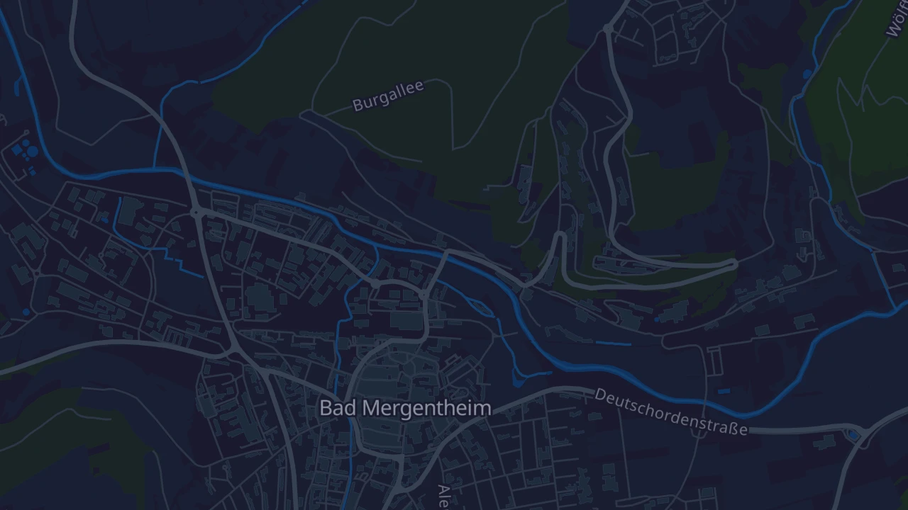 Karte von Bad Mergentheim