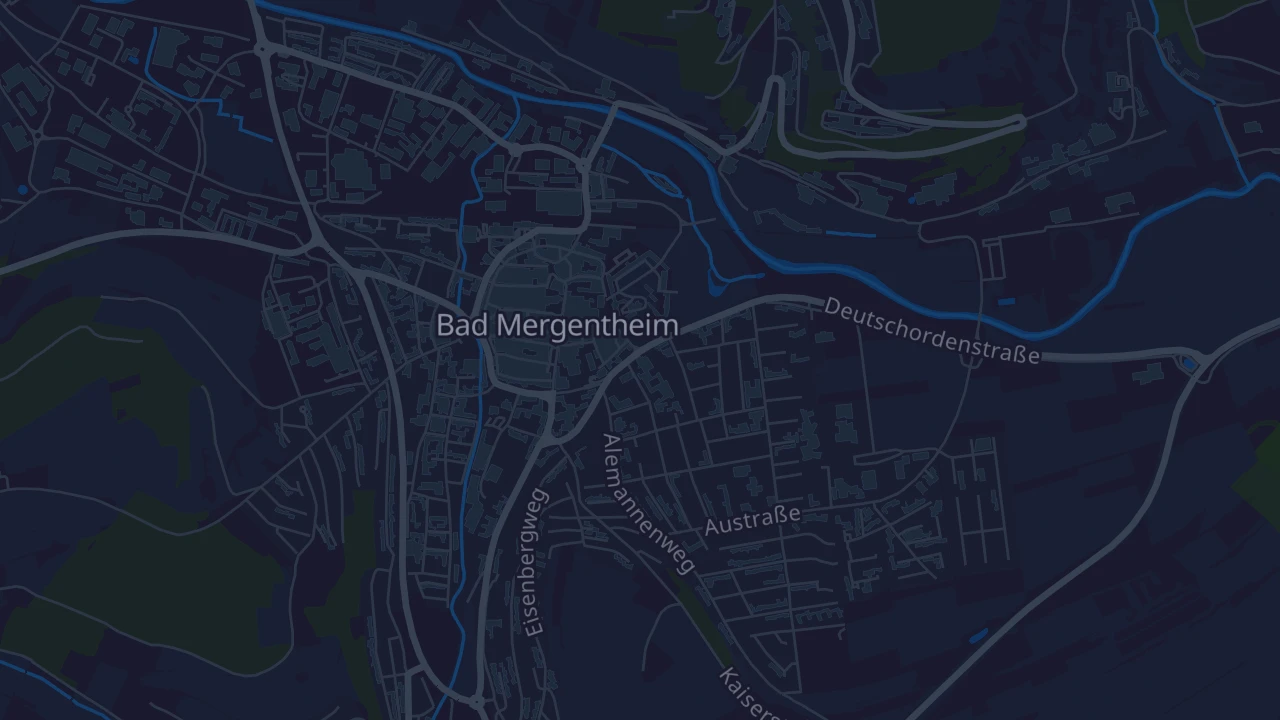 Karte von Bad Mergentheim